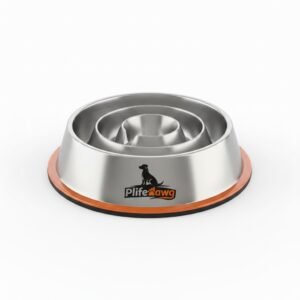 Premium Stainless Steel Slow-Feeder Bowl